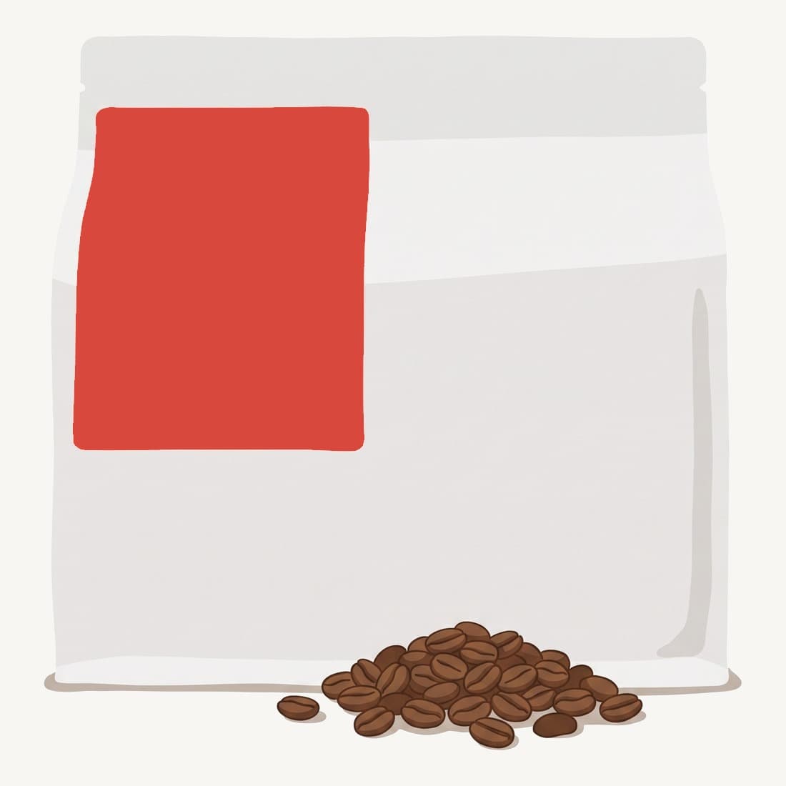 Our drawing of the Coffee Bros. Espresso Roast Coffee bag