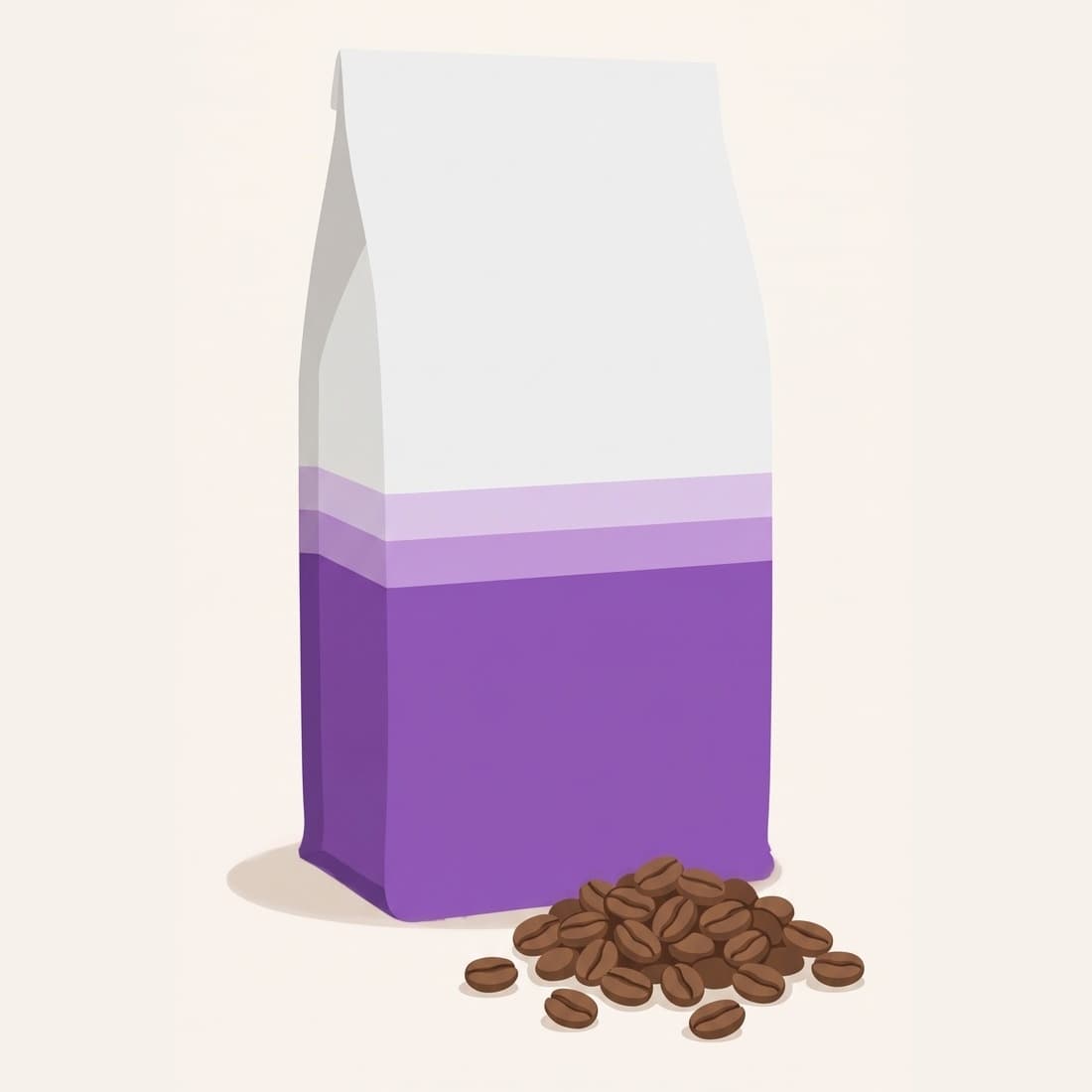 Our drawing of the Counter Culture Coffee Hologram bag