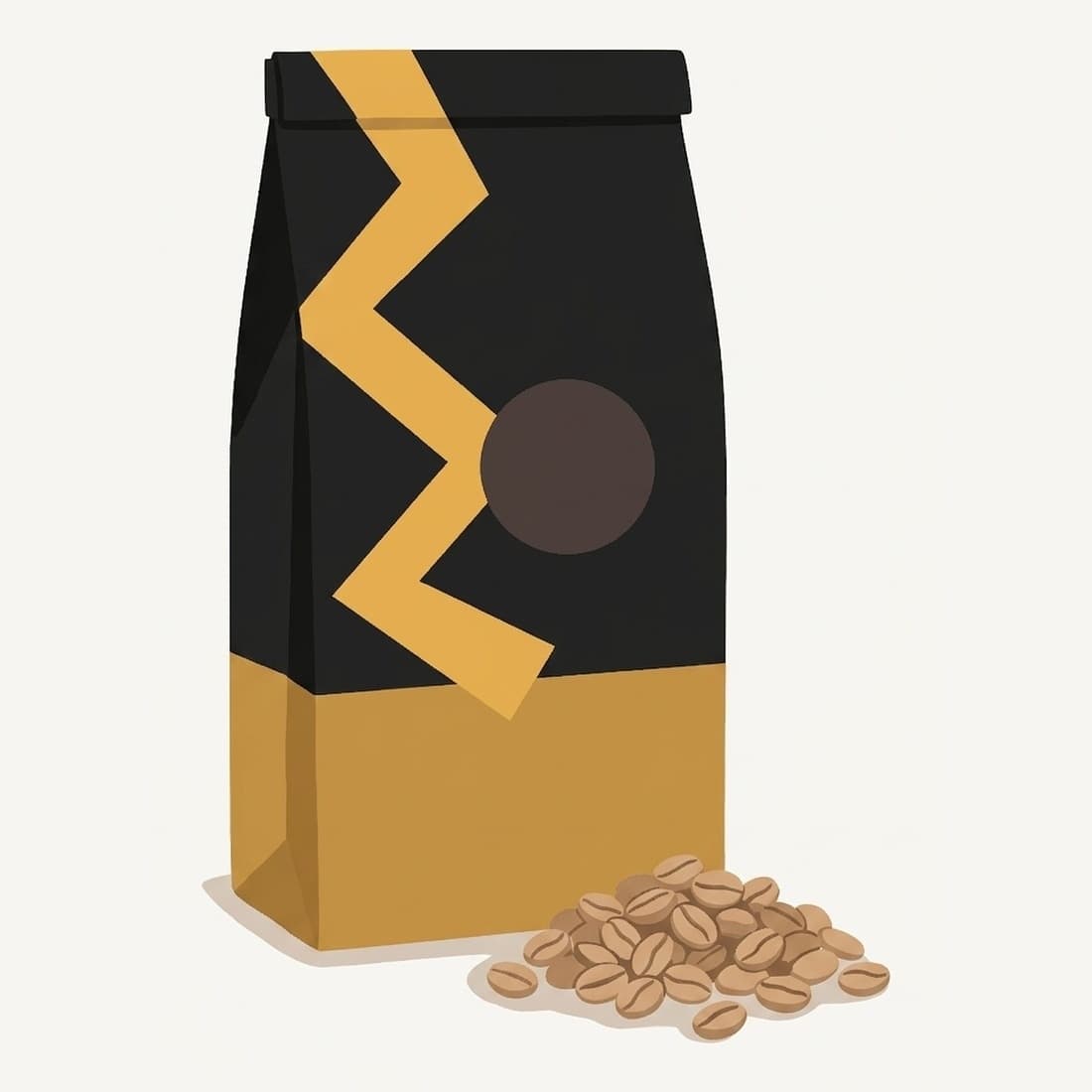 Our drawing of the Death Wish Coffee Death Wish Light Roast Coffee bag