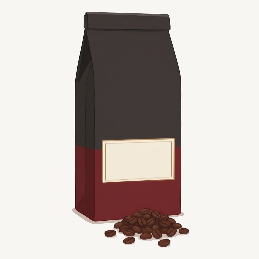 Our drawing of the Peet's Coffee Major Dickason's Blend bag